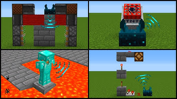 Minecraft | 5 Wireless Sculk Sensor Builds