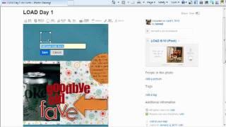 Flickr for Scrapbookers: Adding comments and notes to images
