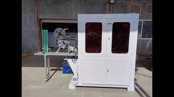 Automatic wet wipes lid applicator machine