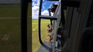 Hoisting the Medic into a Blackhawk Helicopter - Pilot POV