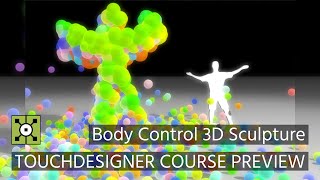 Real-time 3D body stylization Kinect interaction |【Gem Seed】Touchdesigner Course Preview Net Worth