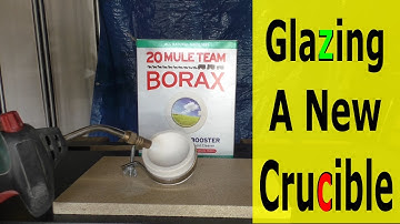 Preparing A Crucible Before Melting Metal.