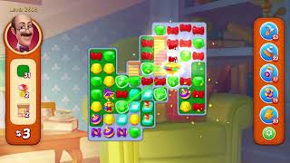 Homescapes Level 2608 - 10 3 Moves - 2 Gifted Boosters
