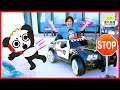 Ryan Police Pretend Play wth Traffic Signs!!!