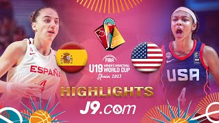 Spain 🇪🇸 v USA 🇺🇸 | Final | J9 Highlights