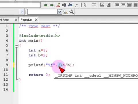 Bangla C programming tutorial 22 Type Cast   YouTube