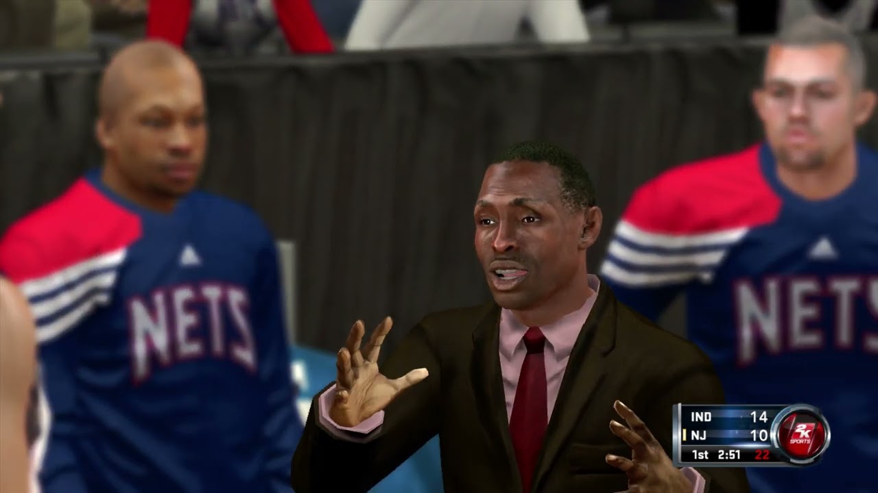 NBA 2K12 Gameplay - Indiana Pacers vs New Jersey Nets