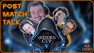 Hidden Cup 5 - Post Match Talk (spoilers!)