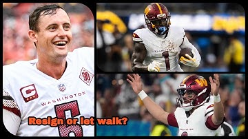 Resign or let walk?: My opinion on every 2026 Commanders Free Agent!
