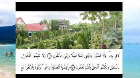 من 38 الى 48 سورة البقرة برواية ورش عن نافع