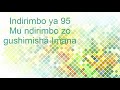 Ibyaha byanjye Yesu Lyrics - Indirimbo 95 mu zo gushimisha Imana