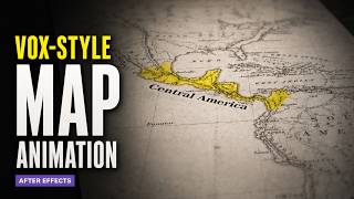 Create Vox-Style Map Animations in After Effects (No Plugins)