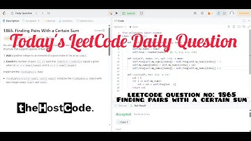 Finding Pairs with a Certain Sum  Implementing Add and Count Functions