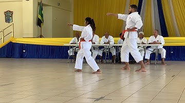 Grading for Green belt (6th kyu) - Kihon (basics) | shotokan karate | ISKF - Jamaica