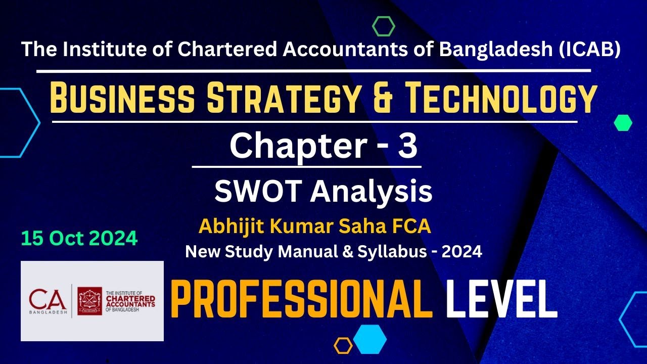 PL - BS & T - Class 1 - Abhijit Kumar Saha FCA