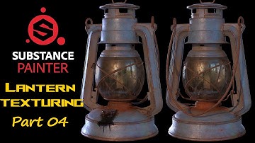 Game Ready Lantern Modeling And Texturing | Part 04 | Blender |  Substance Painter