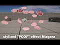 Simple stylized "POOF" effect Niagara UE5.4