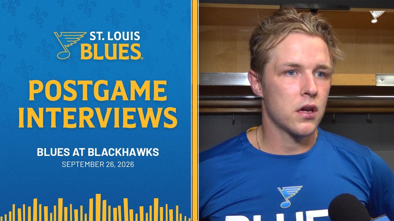 Sept. 26: Postgame Interviews