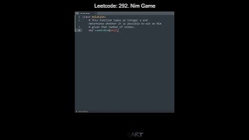 Leetcode 292. Nim Game in Python | Python Leetcode | Python Coding Tutorial | Python Coding ASMR