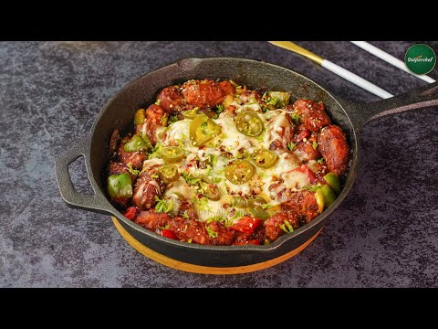 Schezwan Tempura Skillet Recipe by SooperChef