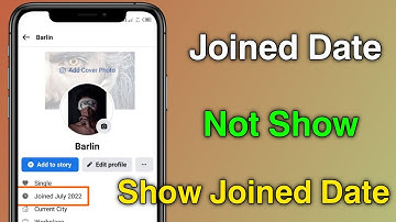 How To Show Join Date In Our Fb Id | Add Joined Date | Joined Date Show