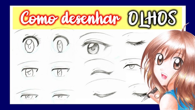 Como desenhar garotas de animes em vista de 3/4: anime e mangá