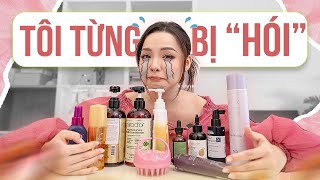 Tóc Mỏng, Rụng Nhiều, Da Đầu Dầu và Đây Là Những Sản Phẩm Mình Dùng 💇‍♀️ Trinh Pham