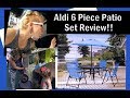 Aldi Patio Set!! Gardenline 6 Piece Patio Furniture Assembly & Review!! Aldi Patio Set!! Gardenline 6 Piece Patio Furniture Assembly & Review!!