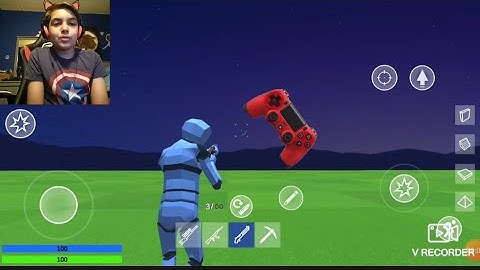 Playing 1v1.lol on mobile with a controller!