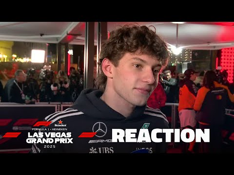 Las Vegas GP Reaction: Kimi Antonelli explains how he was able to push his hard tyres | ESPN F1