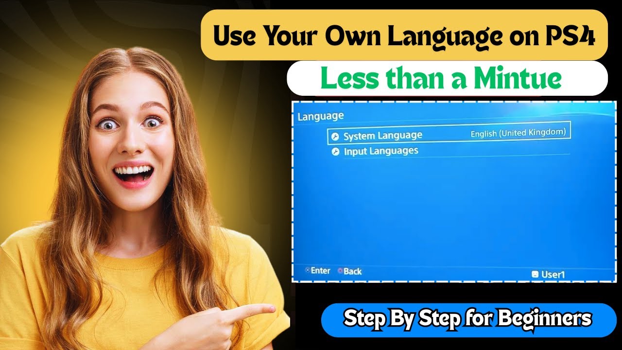 How to Change Language on PS4