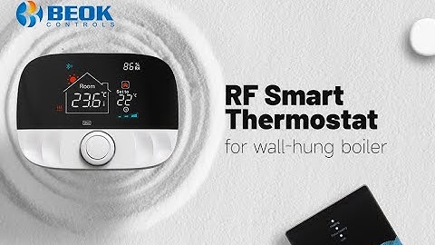 Beok BOT-T9N-WIFI RF Wireless Gas Boiler Thermostat 丨Battery Power Tuya WiFi Thermostat