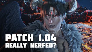 Tekken 8 Patch 1.04 - Devil Jin's Heatsmash NERFs