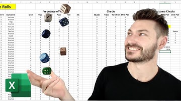 the BETTER way to simulate dice rolls in EXCEL