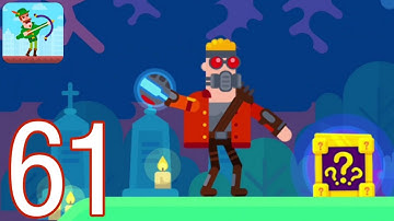 Bowmasters Gameplay Walkthrough Part - 61 Space King VIP (iOS,Android)