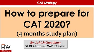 How to prepare for CAT 2020 starting from August? || Halfwit School
