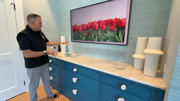 This Soundbar is INVISIBLE! | Ultra-Luxury Samsung Frame TV + Custom James Loudspeaker Install