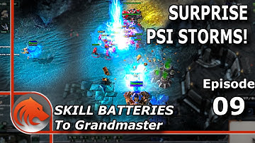 StarCraft 2: One Base Storm Drops With Skill Batteries!