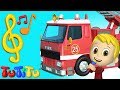 Canción y Karaoke en Ingles | Autobomba | Aprender inglés para niños y bebés con TuTiTu