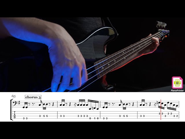 Guns N' Roses - Knockin' On Heaven's Door Standard Tuning (Bass Cover with Tabs&Sheet Music) class=