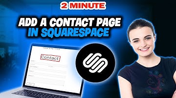 How to add a contact page in squarespace 2025 | Creating a contact page