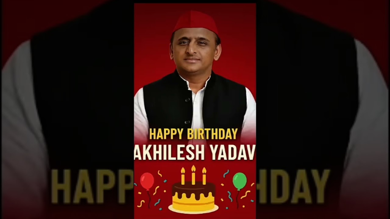 Happy birthday Akhilesh bhaiya🎂 