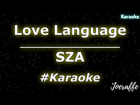SZA - Love Language (Karaoke)