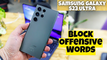 Samsung Galaxy S23 Ultra How to Enable/Disable Block Offensive Words For Google Voice Typing