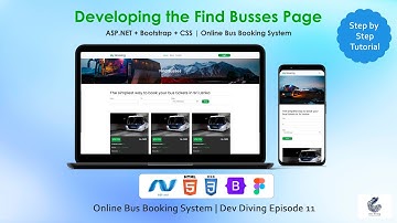 Creating a Find Buses Page in ASP.NET | Online Bus Booking System | Dev Diving Episode 11