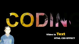 HOW TO ADD VIDEO IN TEXT BACKGROUND USING HTML CSS IN JUST 9 MINUTES FOR BEGINNERS TUTORIAL 2022
