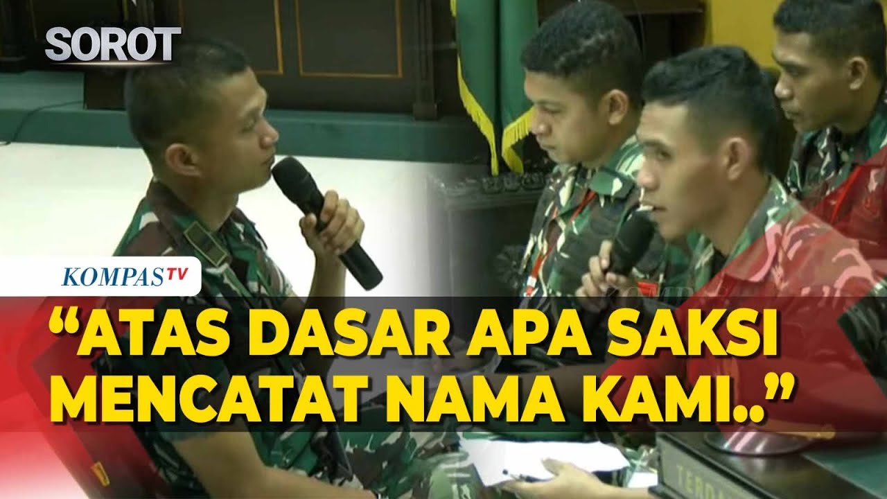 Terdakwa Sangkal hingga Pertanyakan Kesaksian Komandan Kompi di Sidang Kasus Kematian Prada Lucky