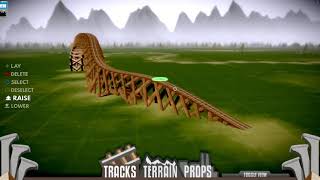 I made a crazy roller coaster [Train Fontier Classic]