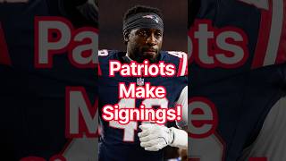 Patriots make SNEAKY Signings…