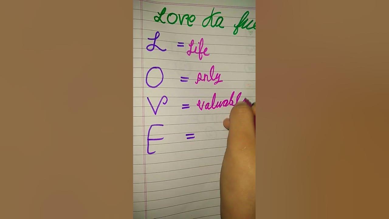 love-ka-full-form-youtube